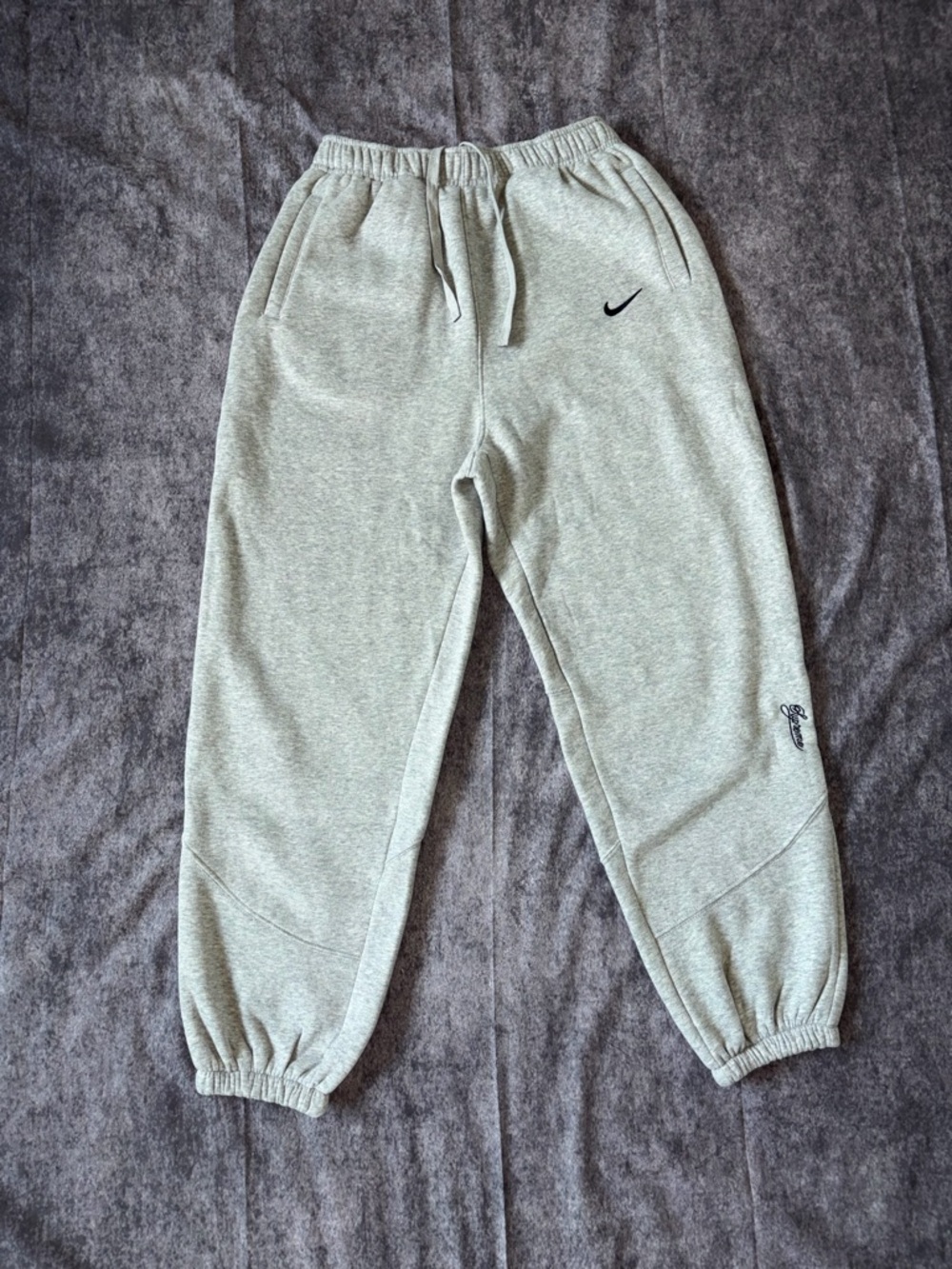 Nike x Supreme Gray Sweatpants